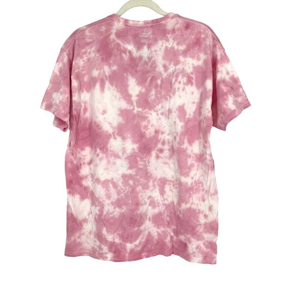 Officially Licensed Nirvana Nevermind Smiley Grunge Tee Pink Tie Dye Large NWOT - Picture 2 of 5